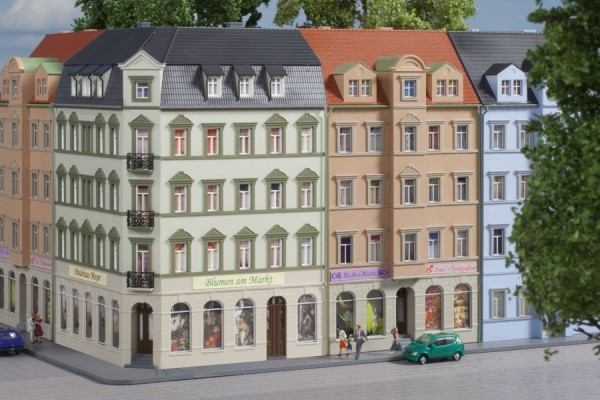 Auhagen 14478 - N - Eckhaus Ringstraße 1, 110 x 83 x 123 mm