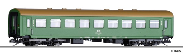 Tillig 16628 - TT - Reisezugwagen 2. Klasse Bghw der DR, Ep. IV