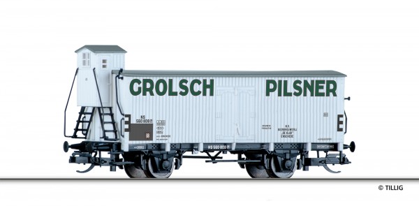 Tillig 17920 - TT - Kühlwagen "Grolsch Pilsner", eingestellt bei der NS, Ep. III