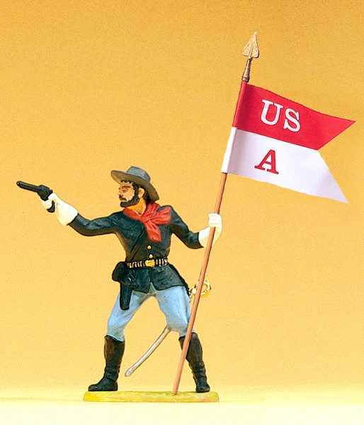 Preiser 54750 - 1:25 - Soldat stehend mit Fahne