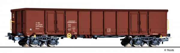 Tillig 76748 - H0 - Offener Güterwagen Eanos der Rail Cargo Wagon, Ep. VI