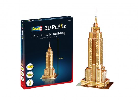 Revell 00119 - 3D Puzzle Empire State Building, 112 x 78 x 260 mm