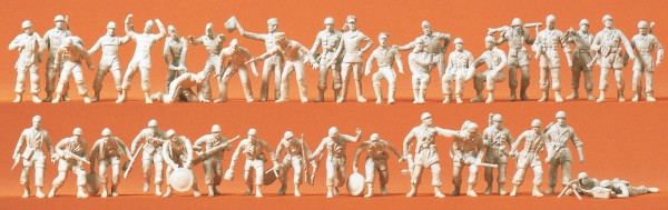 Preiser 72516 - Fallschirmjäger, Piloten und Bodenpersonal