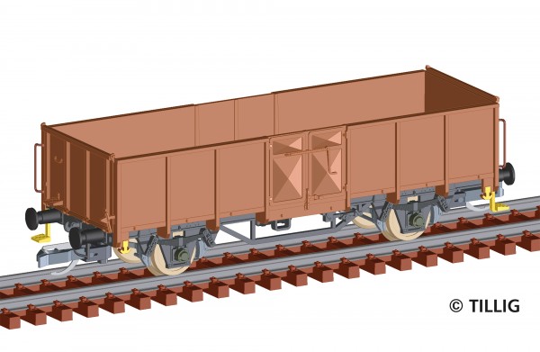 Tillig 14077 - TT - Offener Güterwagen L der FS, Ep. III -FORMNEUHEIT-