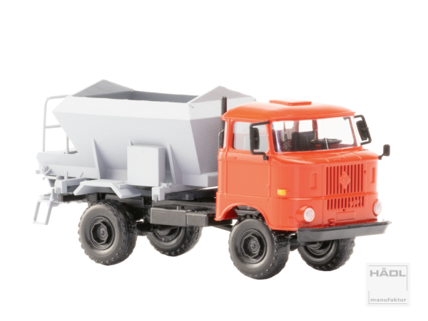 Hädl 121053-11 - TT - Verkehrsroter IFA W50L Streuaufsatz D 032