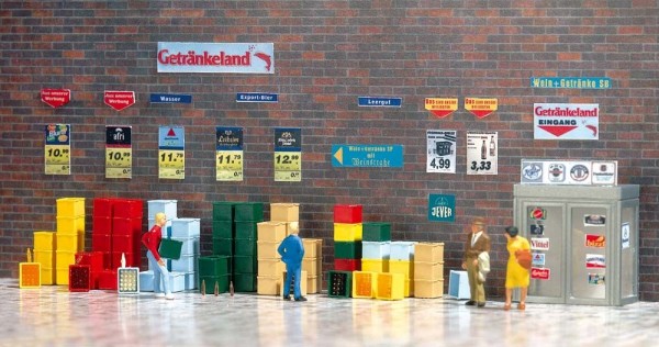 Busch 1134 - H0 - Getränkekisten-Set