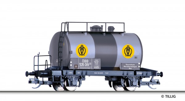 Tillig 17315 - TT - Kesselwagen "ÖMV AG", eingestellt bei den ÖBB, Ep. III