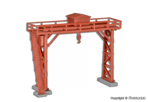 Kibri 36698 - Z - Deko-Set Überladekran, L 6 x B 2 x H 5 cm