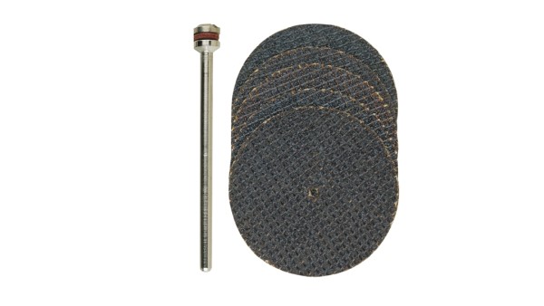 Proxxon 4528818 - Gewebetrennscheibe, Ø 38 mm, 5 Stück + 1 Träger