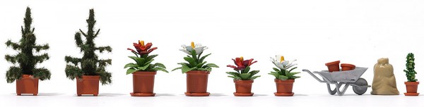 Busch 1235 - H0 - Weihnachtssterne & Zubehör