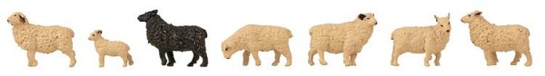 Faller 180236 - H0 - Figuren-Set mit Mini-Sound-Effekt Schafe