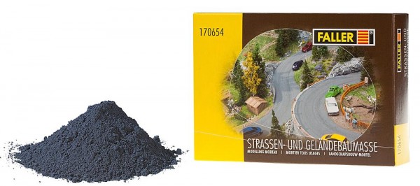 Faller 170654 - Geländebau-Spachtelmasse, grau, 500 g