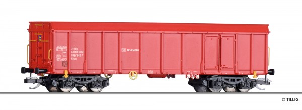 Tillig 15715 - TT - Offener Güterwagen Ealos der DB Schenker Romania, Ep. VI -FORMVARIANTE-