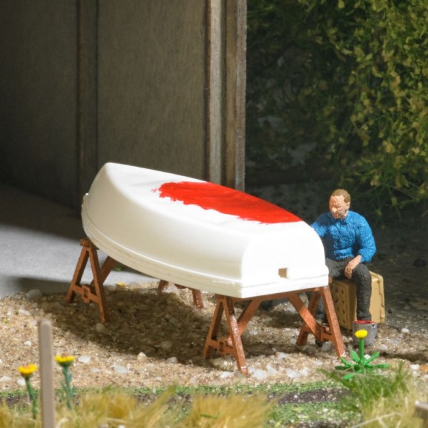 Busch 79816 - H0 - A-Set: Boot streichen