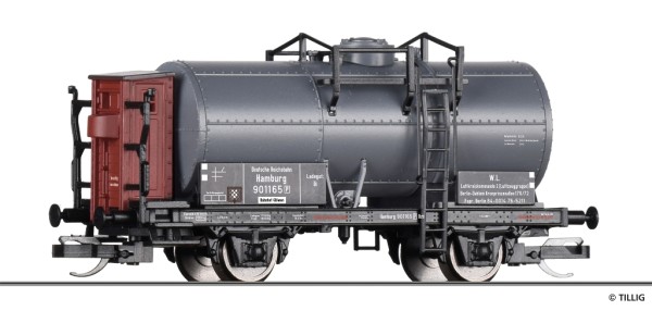 Tillig 95775 - TT - Kesselwagen "Luftkreiskommando 2", eingestellt bei der DRG, Ep. II