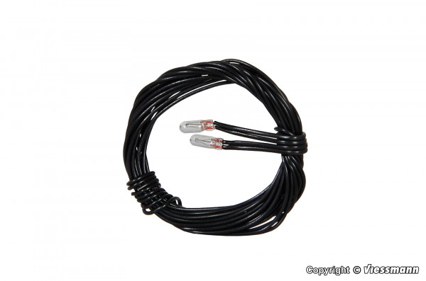 Viessmann 3509 - 2x Glühlampen klar T1/2, Ø 1,8 mm, 16 V, 30 mA