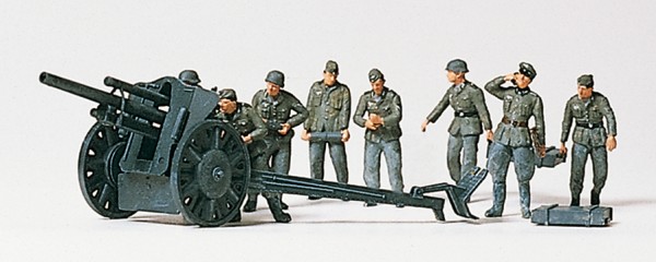 Preiser 16514 - H0 - Leichte Feldhaubitze 10,5 cm leFH