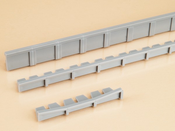 Auhagen 41200 - H0 - 6x Bahnsteigkanten je 241 x 13 mm