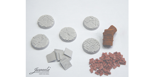 Juweela 25005 - 28mm - 2x5 Bases "bricks´n plates" ø25mm + Zubehör