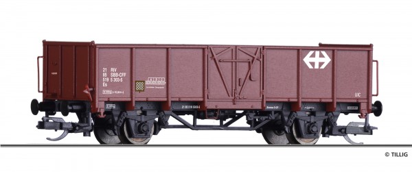 Tillig 14081 - TT - Offener Güterwagen Es der SBB, Ep. IV -FORMNEUHEIT-