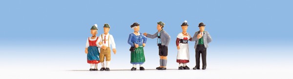 Noch 15578 - H0 - 6x Menschen in Tracht