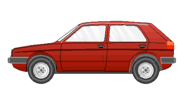 Gabor 13150103 - TT - VW Golf II rot