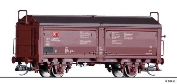 Tillig 17656 - TT - Schiebedach-/Schiebewandwagen Tms 858 der DB AG, Ep. V