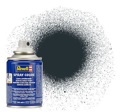 Revell 34109 - Spray anthrazit, matt - 100 ml, RAL 7021