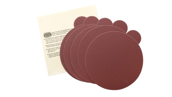 Proxxon 4528164 - EK-Schleifscheiben für TG 125/E, Korn 240, 5 Stück + 1 Aufbewahrungsscheibe