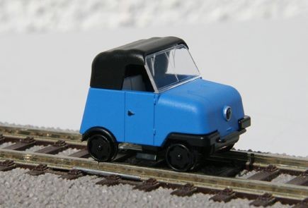 Kres 77700 - H0 - Gleiskraftrad GKR Typ 1 BS "Schienentrabi" blau