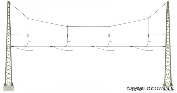 Viessmann 4363 - N - Quertragwerk über 4 Gleise, 96 mm