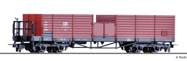 Tillig 05920 - H0e - Offener Güterwagen OO der DR, Ep. III