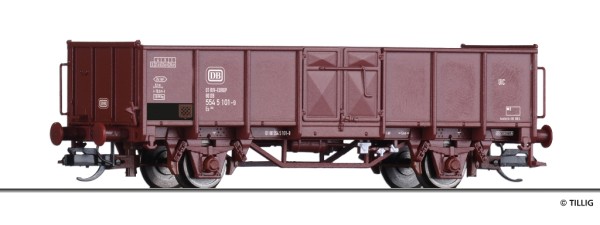 Tillig 14086 - TT - Offener Güterwagen der DB, Ep.III