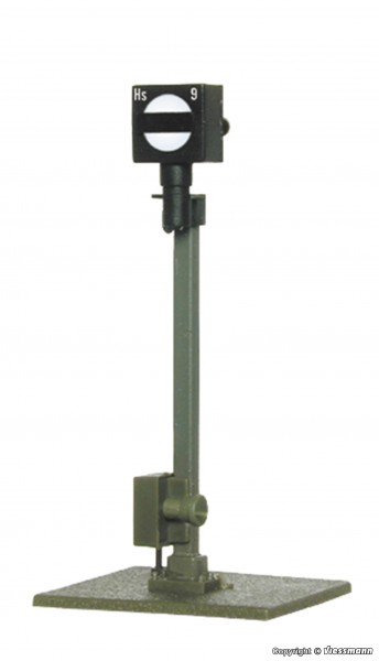 Viessmann 4409 - N - Form-Sperrsignal mit Flanschfuß, 35 mm