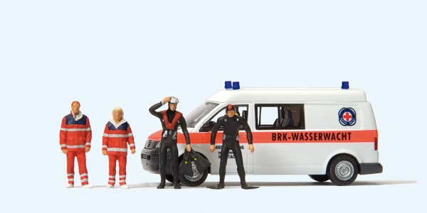 Preiser 33261 - H0 - VW T 5 BRK Wasserwacht Ortsverband Neustadt