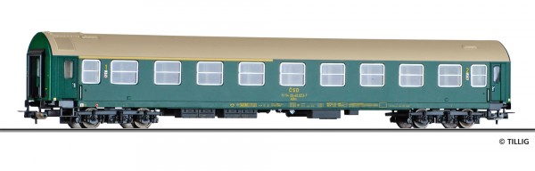 Tillig 74938 - H0 - Reisezugwagen 1./2. Klasse ABm, Typ Y, der ČSD, Ep. IV