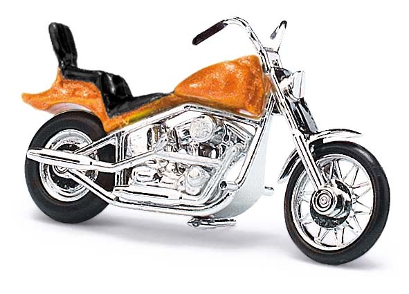 Busch 40159 - H0 - US Motorrad, Orangemetallic