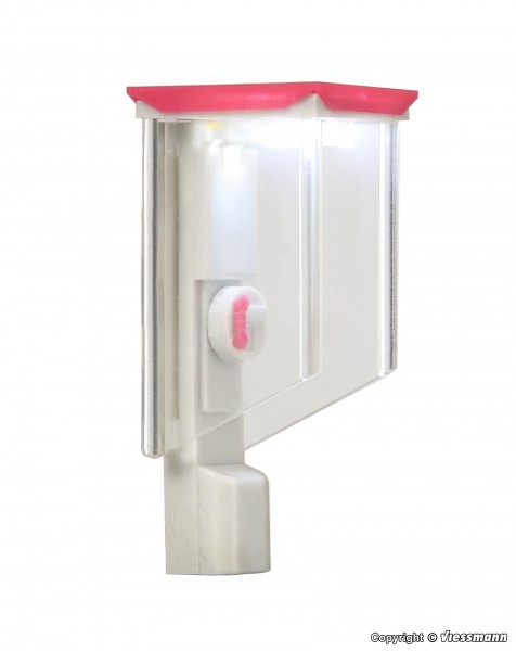 Viessmann 1373 - H0 - Telefonzelle Telekom offen, mit LED-Beleuchtung, 3 cm