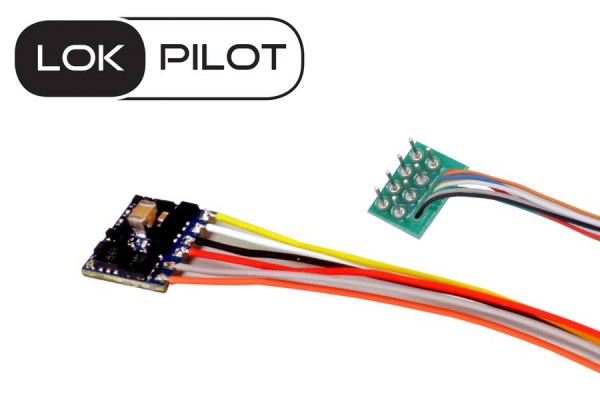 ESU 59820 - TT/N - 8-pin LokPilot 5 micro DCC, NEM652, Spurweite N, TT