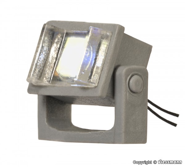 Viessmann 6338 - H0 - Deckenstrahler, LED weiß, L 0,5 x B 0,3 cm