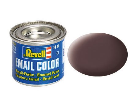 Revell 32184 - Email Farbe - lederbraun, matt - 14 ml, RAL 8027