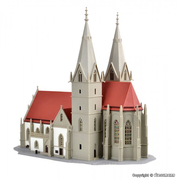 Kibri 36818 - Z - Stadtkirche Oberhofen-Göppingen, L 23,0 x B 14,0 x H 22,0 cm