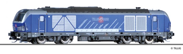 Tillig 501876 - TT - Jubiläumsmodell 25 Jahre TILLIG Diesellokomotive BR 247 25 Jahre TILLIG
