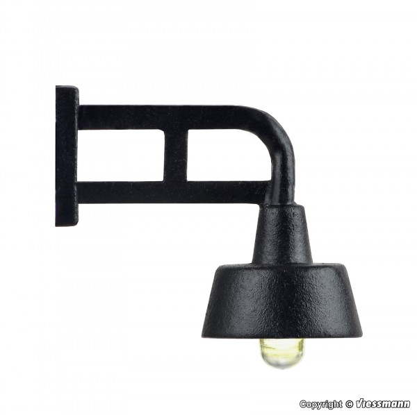 Viessmann 6087 - H0 - Wandlaterne Güterschuppen, LED warmweiß