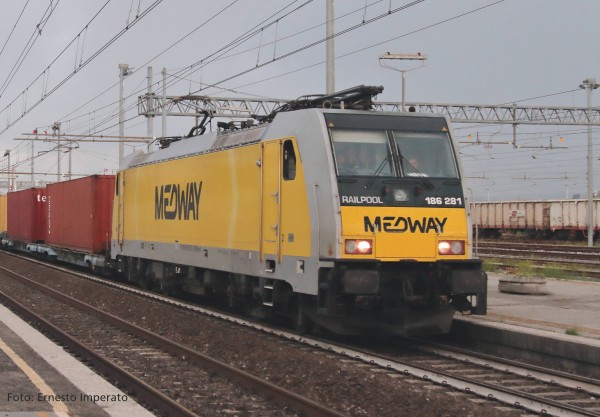 Piko 59771 - H0 - E-Lok/Sound BR 186 Medway VI + 8pol Dec.