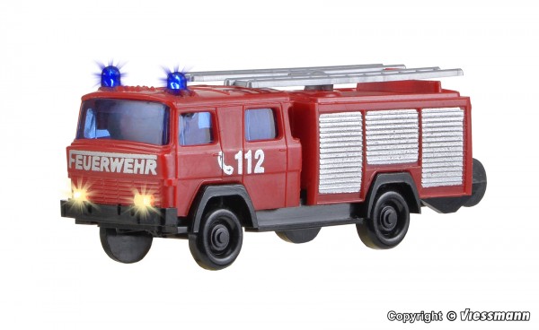 Viessmann 1843 - N - Feuerwehr-LF 16 MAGIRUS mit elektr. Blaulicht und Beleuchtung