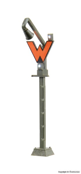 Viessmann 4419 - N - Wartesignal mit Anstrahlleuchte, 35 mm