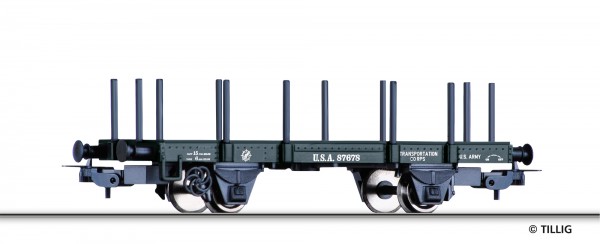 Tillig 76741 - H0 - Flachwagen der USTC, Ep. III