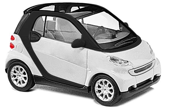 Busch 60202 - H0 - BS: Smart Fortwo 07, Weiß