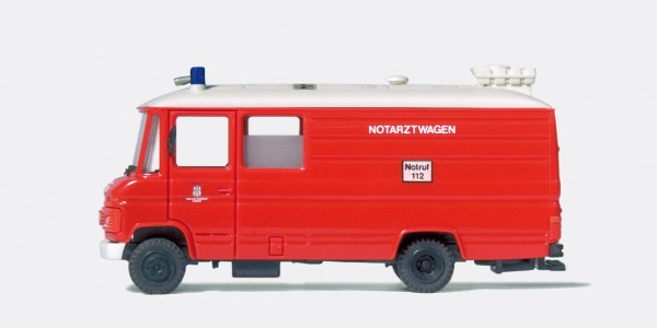 Preiser 35028 - H0 - Notarztwagen Feuerwehr Mercedes-Benz L 613 D